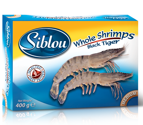 Siblou - Whole Shrimps (Black Tiger)
